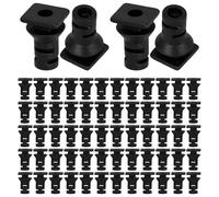 POPETPOP Protecteur de Câble Électrique Noir en Abs, 100 Pièces, Connecteur Anti-Traction pour Câbles et Fils, pour Exigences de Projet et Boîtes de Contrôle