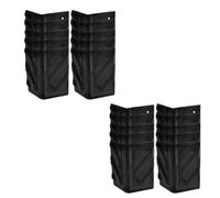 POPETPOP Protections d'Angle Plastique 20 Pièces pour Meubles, Tables et Enceintes, Protection Anti-Rayures, Installation Rapide, pour Espaces de Vie et Bureaux