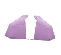 POPETPOP Protège-Orteils en Cuir pour Roller Skates, Paire Fixe 4 Trous de Design, Protection pour Chaussures de Skating Pourpre