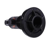 POPETPOP Raccord de Cloison de Réservoir D’Eau 3/4 Pouces en Plastique | Valve Droite à Arrêt Automatique, Embout Gainé de Caoutchouc, Joint Étanche pour Interfaces Multicouche et Ppr