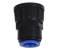POPETPOP Raccords D'irrigation Goutte à Goutte, Adaptateur pour Tuyau D'arrosage Pom Noir, Filetage US 3/4 vers Raccord Rapide 15mm, pour Arrosage du Jardin