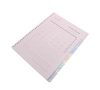 POPETPOP Recharge Agenda Mensuel A4 2026 - 12 Inserts Perforés avec Onglets Macaron - Pages D’organisation Minimalistes et Calendriers Mensuels Datés - Compatibles Classeurs à Anneaux 30