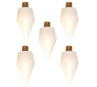 POPETPOP Recharges de Stylo à Strass Blanc Métal 5 Pièces pour Placement Précis des Diamants, pour Nail Art et Création Bijoux en Famille ou Entre Amis