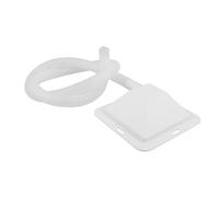 POPETPOP Récupérateur de Condensation pour Climatiseur Blanc en Plastique avec Structure Stable et Installation Facile, Bac à Eau pour Climatiseur Intérieur avec Tuyau Inclus
