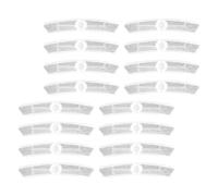 POPETPOP Réflecteurs de Roue de vélo réfléchissants, Clips de Rayons, Plastique Blanc, 16pcs, réutilisables, pour VTT, Nuit et signalisation d’Avertissement