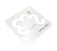 POPETPOP Règle de Couture Acrylique Multifonctionnelle pour Patchwork et Quilting Gabarit Creux Pratique et Outil de Couture DIY pour Artisanat Textile