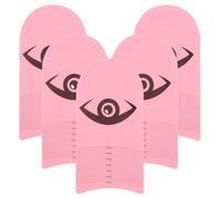 POPETPOP Règle de Curling en Degrés pour Extensions de Cils, Lot de 5, Plastique Solide, Mesureur Précis de Longueur, Outil Professionnel pour Extension Cils, Usage Esthétique