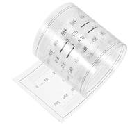 POPETPOP Règle de Mesure des Fissures en Pet Transparent 0,15 Mm D'épaisseur, Jauge de Largeur Double Face 09-8, Outil Précis pour Détection de Défauts et Inspection Industrielle