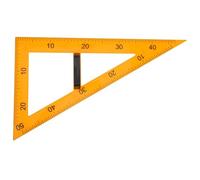 POPETPOP Règle Du Triangle Magnétique Pour Tableau Noir Équerre Aimantée Avec Poignée Amovible Outil D’Enseignement De Géométrie En Plastique 19.96 X 11.73 X 0.20 in