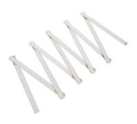 POPETPOP Règle Pliante de Menuiserie à Dix Segments Outil de Mesure Précis Multi-angle pour Dessin et Travail Du