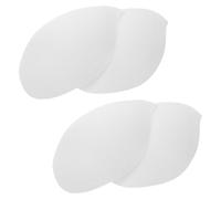 POPETPOP Renflement du bonnet de sous-vêtement masculin lot de 4 coussinets blancs en PU perforés forme U pour activités sportives et baignade