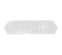 POPETPOP Résistantes Plaques Hexagonales Lot de 10 en Acrylique Transparent et Décoratives, Décoration Intérieure Travaux Manuels