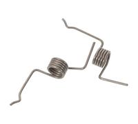 POPETPOP Ressort de Clapet de Réfrigérateur 2 Pièces en Acier Inoxydable 1,3-10,6-5 Tours pour Charnière à Ressort, Remplacement pour Cadre Vertical, Fixation Précise pour Portes de Frigo