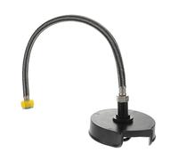 POPETPOP Rince-verres pour Évier Cuisine en Abs Noir Jet Multi-angle pour Nettoyage Complet, pour Boutique de Thé Lait ou Café, 1 Set