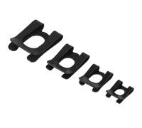 POPETPOP Rondelles Métalliques U Type Fixations Automobiles 40 Pièces 1.70X1.50X0.20Cm Ensemble Clips de Serrage pour Panneaux Auto