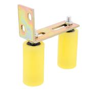 POPETPOP Roue de Rouleau pour Portail Coulissant en Nylon Résistant, Galet de Guidage 50x100 Mm Double Roulement à Billes, Kit Support Robuste pour Porte Industrielle Silencieuse et Fluide