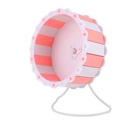 POPETPOP Roue Dexercice Silencieuse pour Hamster Roue De Course Silencieuse pour Animaux De Compagnie Construction en Bois Et Plastique Sûre