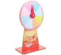 POPETPOP Roue Fête Foraine en PVC Rotation Fluide et Design Délicat, Roulette Soi-même pour Jeux de Table et Événements Festifs Plusieurs Styles