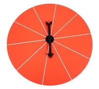 POPETPOP Roue Fortune Tournante 40 CM Orange Jeu de Hasard de Table pour Fêtes et Bars Plateau Rotatif Personnalisable Accessoire Ludique pour Animation et Tombola