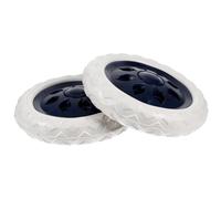 POPETPOP Roues de Chariot Universelles 2 Pièces en Plastique Robuste pour Courses et Supermarché, Remplacement Facile pour Caddie Manuel et Trolley Pliable