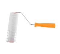 POPETPOP Rouleau à Peinture de Nivellement 9 Pouces pour Ciment et Béton, Outil à Pointes Picots, Conçu pour Travaux de Nivellement de Sol en Atelier de Bricolage