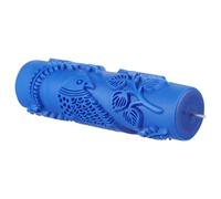 POPETPOP Rouleau à Peinture Mural en Caoutchouc 7 Pouces, Rouleau à Motifs Texturés pour Cloisons Sèches, Outil Décoratif DIY pour Peinture Texturée Murale, Compatible Différents Matériaux