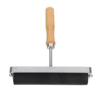 POPETPOP Rouleau en Caoutchouc Grand Format pour Gravure et Impression sur Bois Outil Manuel à Manche en Bois Rouleau Encreur pour Loisirs Créatifs et Activités Artistiques Application