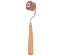 POPETPOP Rouleau en Caoutchouc pour Gravure Manche en Bois et Acier Inoxydable, Rouleau Solide pour Adhérer Encre et Peinture, pour Papiers Peints et Gravure Artistique