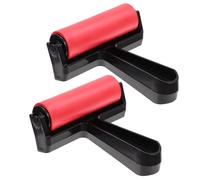 POPETPOP Rouleaux à Tamponner pour Peinture Diamant 2 Pcs, Rouleaux à Roue en Plastique Solide, Outil de Bricolage pour Gravure et Impression, Accessoire Peinture Diamant Pratique et
