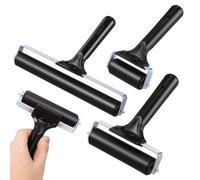 POPETPOP Rouleaux de Papier Peint en Caoutchouc 3pcs, Rouleaux de Frappe Légers pour Décoration Maison et Travaux Manuels, Application Uniforme de Peinture ou Encre