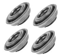 POPETPOP Roulements à Billes de Direction pour Fauteuil Roulant 4 Pièces, Palier de Tige en Acier Blanc, Roulement de Fourche Pivotant, Accessoires Robustes pour Contrôle et Mobilité