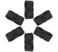 POPETPOP Ruban Adhésif Antidérapant pour Baguettes de Batterie 6 Rouleaux Noirs en Polyuréthane Bandes Absorbantes pour Poignées pour Percussion et Batterie