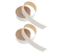 POPETPOP Ruban Adhésif Textile Autocollant pour Bordure D’Abat-Jour 2 Rouleaux de 6 M Beige Mat Bande de Finition en Tissu Polyvalente pour Création et Réparation D’Abat-Jour DIY