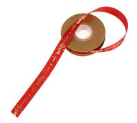 POPETPOP Ruban de Satin Rouge 15 CM X 914 M pour Anniversaire Ruban de Soie pour Fleurs et Emballage Présent Accessoires Décoratifs Polyvalents pour Fête et Bricolage