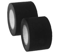 POPETPOP Ruban Isolant Résistant la Chaleur en Tissu Noir pour Faisceau Électrique Facile à Déchirer, Sonore, 2 Rouleaux pour Déménagement et Électricien