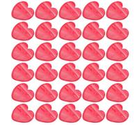 POPETPOP Sachets à Bijoux en PVC Rouge Forme Cœur 100 Pcs, Petits Sachets en Plastique Auto-scellants, Pochettes Transparentes pour Rangement Bijoux, Emballage Présent Fête, Voyage,