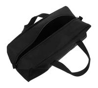 POPETPOP Sacoche à Outils Électrique Noire Résistante à L’Eau en Tissu Oxford Petite Sacoche Multifonction pour Mécanicien et Technicien Rangement Organisé pour Réparation Automobile et