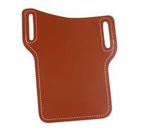 POPETPOP Sacoche Ceinture PU Cuir pour Téléphone Portable Poche Pratique Homme Marron Étui De Mobile pour Usage Quotidien