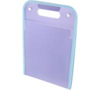 POPETPOP Sacoche de Classement à Soufflets A4 Bleu, Organisateur de Dossiers Extensible 13 Compartiments, Pochette Multicouches pour Documents, Fournitures de Bureau Pratique et Portable