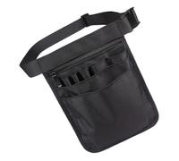 POPETPOP Sacoche Multifonction en Tissu Oxford Noir Compartiments Résistants et Sections Multiples pour Milieux Médicaux et Lieux de Travail
