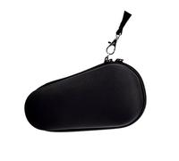 POPETPOP Sacoche Rigide pour Tondeuse à Cheveux Électrique Homme Noire Double Fermeture Éclair Protection Rembourrée Voyage Compatible Accessoires Coupe-poils