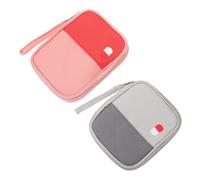 POPETPOP Sacs de rangement pour médicaments portables 2 pièces en polyester avec compartiments pour usage domestique et sorties Couleur Aléatoire