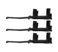 POPETPOP Sangle Porte-ustensiles Réglable en Nylon Noir 3pcs pour Mains Faibles, Support Polyvalent pour Fourchette et Cuillère, Adaptée la Cuisine Intérieure et Extérieure