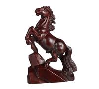 POPETPOP Sculpture de Cheval Statue Naturel pour Décoration de Salon Bureau Cuisine et Maison Unique