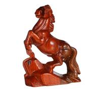 POPETPOP Sculpture Équine Statue de Cheval Sculptée Main pour Décoration Intérieure Idée Unique pour Salon Bureau Cuisine et Autres