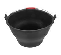POPETPOP Seau Boue en en Jardinage et Déformation Résistant Ciment la pour de Maçon Noir Plastique Épais Poignée Renforcée Plusieurs styles Travaux Extérieurs Plusieurs styles