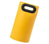 POPETPOP Seau De Bain De Pieds Pliable 16l Jaune Clair, Grand Volume, Plastique Résistant, Polyvalent Pour Détente à Domicile Et Voyages