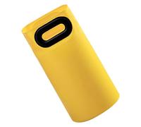 POPETPOP Seau Pliable Portable 16l en Plastique Jaune pour Bain de Pied Confortable Isolation Thermique pour Randonnée et Voyage