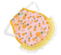 POPETPOP Selle Tablier de Poulet en Polyester Motifs Mignons et Volants, Facile à Porter, Protège les Plumage Corps des Poules pour Élevage en Plein Air