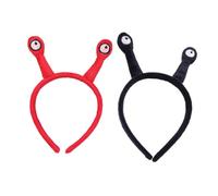 POPETPOP Serrage-tête De Tentacules D’escargot 2 Pièces Rouge Et Noir Bandeau Pour Femme Accessoires Cheveux Cosplay Fête Filles